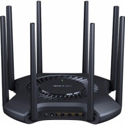 TP-LINK 普联 TL-XDR3230 易展版 3200M 千兆双频 WiFi6 家用路由器 黑色