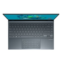 华硕(ASUS)灵耀14 十代i5 13.5mm超轻薄14英寸商务办公手提笔记本电脑(i5-1035G1 16G 512G 高色域)松木青