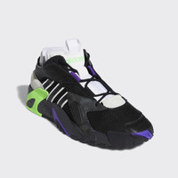 adidas 阿迪达斯 STREETBALL  男子经典运动鞋 EG2995 一号黑/白/荧光绿 40