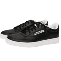 Reebok 锐步 CLUB C 85 PRO 男子低帮休闲鞋 黑色 39