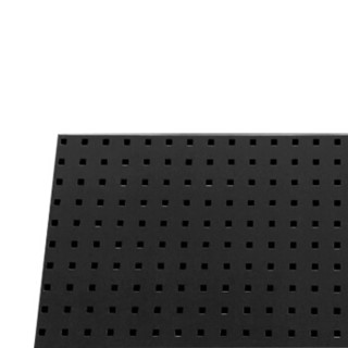 稳斯坦（Winstable）WST119 五金工具挂板 方孔外墙直角 货架洞洞板 上墙展示架板（黑色100cm*50cm*1.4 mm)