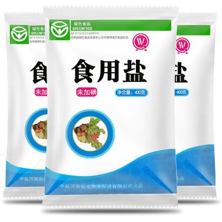 卫群   食用盐无亚铁氰化钾 400克*6袋