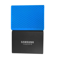 三星（SAMSUNG）T5移动固态硬盘500g PSSD 移动硬盘 保护套
