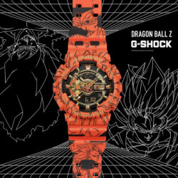 卡西欧casiogshock七龙珠联名款防水运动手表时尚男表ga110jdb1a4pr