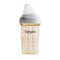 再降价：hegen 多功能宽口径PPSU硅胶耐摔防胀气奶瓶 240ml