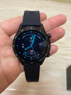 huawei 华为 watch gt 2 智能手表 46mm 曜石黑 运动版