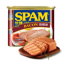 SPAM 世棒 午餐肉 培根味 340g/罐 *8件 +凑单品