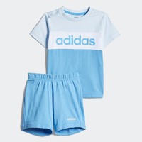 阿迪达斯官网 adidas 婴童装训练短袖运动套装FM0659 FM0660