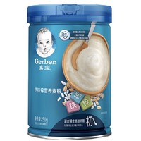 Gerber 嘉宝 婴儿辅食钙铁锌营养麦粉米糊1段 250g *3件