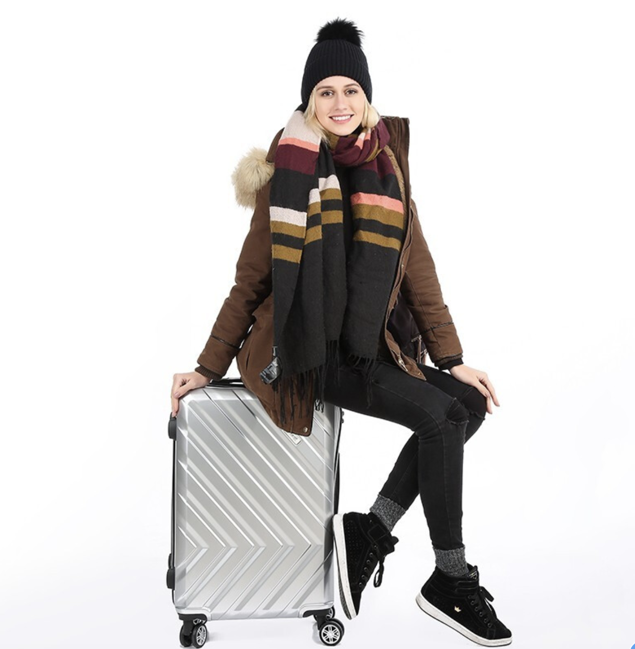 picasso麦吉毕卡索男女行李拉杆箱20寸