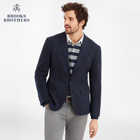 Brooks Brothers/布克兄弟男士绵羊毛混纺西装外套单西商务 40RG 深蓝色