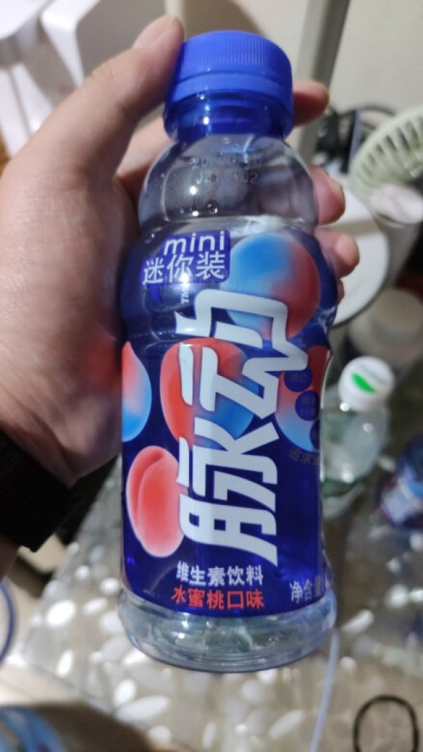 京东超市脉动mizone维生素饮料水蜜桃400ml15瓶电商装整箱
