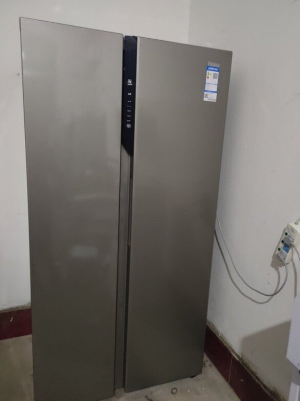 haier海尔bcd515wdpd515l对开双门式冰箱