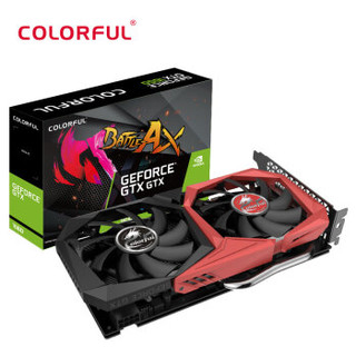 COLORFUL 七彩虹 战斧 GeForce GTX 1660 6G GDDR5 电竞游戏显卡