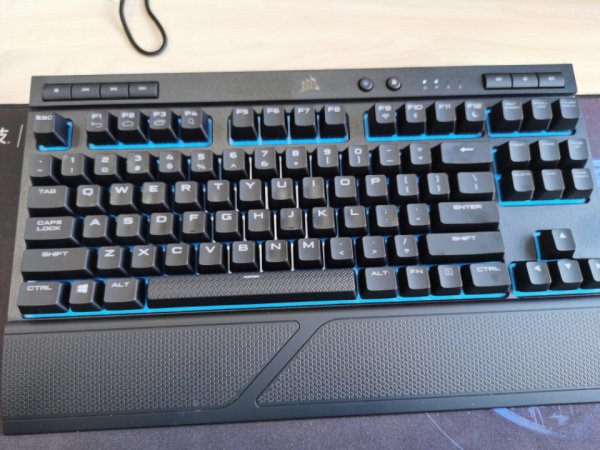 corsair美商海盗船k63wireless87键双模机械键盘led背光