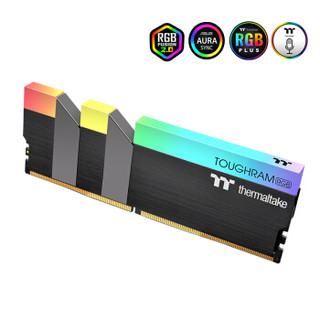 Tt RGB DDR4 4400 16GB(8Gx2)套装 台式机内存灯条 电竞/软件控制/联动主板 炫彩 3200频 8Gx2 黑色