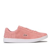 银联返现购：LACOSTE 拉科斯特 Carnaby Evo Suede 女士休闲鞋 粉色