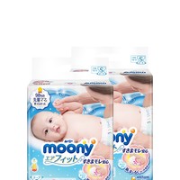 Moony 婴儿腰贴型纸尿裤 S84片*2包 *3件