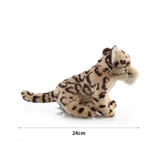 国家地理NG猫科动物系列 云豹 15cm仿真动物毛绒玩具公仔亲子送女友生日礼物