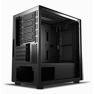 撒哈拉（SAHARA）逆行者301台式电脑MATX机箱（磁吸钢化玻璃/独立电源仓/支持240冷排） 逆行者301单机箱（黑）
