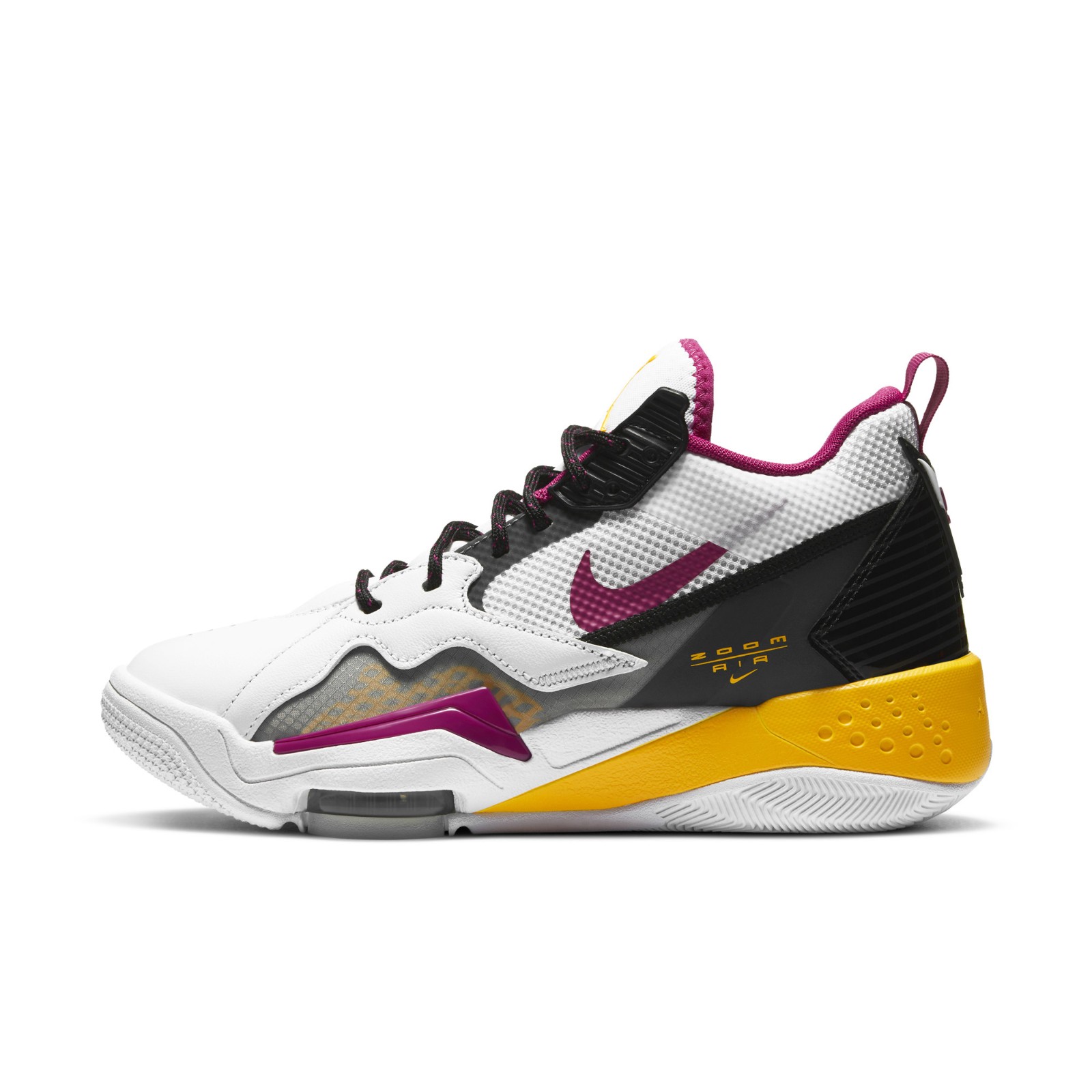 AIR JORDAN Zoom 92 女士篮球鞋 CK9184-105 白色/仙人掌花红/黑/烟灰/激光橙 38