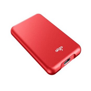 爱国者（aigo）1TB USB 3.1 移动硬盘 固态(PSSD) S7 红色 金属抗震防摔 高速传输 海量存储