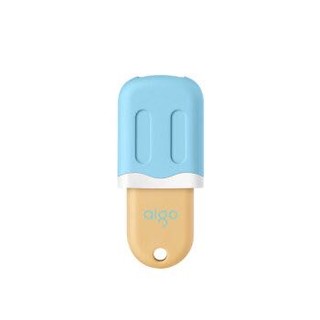 爱国者（aigo）16GB USB3.1 U盘 U333 蓝色 雪糕系列 可爱聚焦 高速读写 时尚推拉 亲肤手感