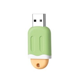 爱国者（aigo）16GB USB3.1 U盘 U333 绿色 雪糕系列 可爱聚焦 高速读写 时尚推拉 亲肤手感