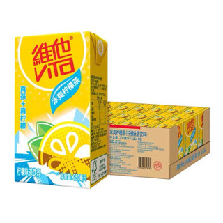 Vita 维他奶 维他冰爽柠檬茶250ml*24盒 清凉柠檬味红茶 港式经典饮品