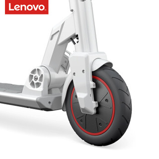 Lenovo联想 电动滑板车M2充气胎 便携可折叠成人学生代步代驾双轮车 超长续航定速巡航蓝牙锁车 皓月白