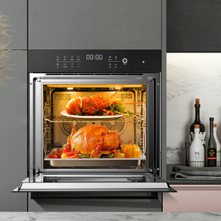 嵌入式蒸烤箱80L大容量双热风家用二合一蒸烤一体机 SR80SA-GT