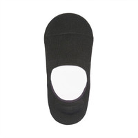 無印良品 MUJI 无印良品 女士防滑薄款隐形船袜 深棕色 23-25cm