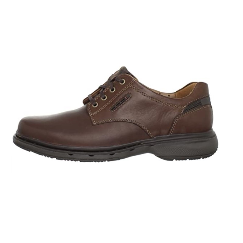 Clarks Un.Centre 男士休闲鞋 Brown Leather US8.5