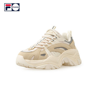 FILA 斐乐 女士休闲运动鞋 T12W034105F-GA 奶白/米色 39