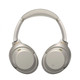 限地区：SONY 索尼 WH-1000XM3 耳罩式头戴式无线蓝牙降噪耳机 铂金银