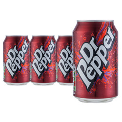 Coca-Cola 可口可乐 Dr Pepper 胡椒博士汽水 330ml*8罐 *3件