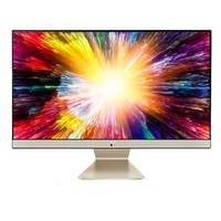 华硕(ASUS) 猎鹰V4 23.8英寸商用办公一体机电脑(i3-8145U 4G 128GSSD+1T WIFI蓝牙 全高清 上门售后)黑曜金