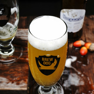 英国BREWDOG酿酒狗啤酒杯 IPA品脱杯 精酿高脚啤酒杯 可定制logo