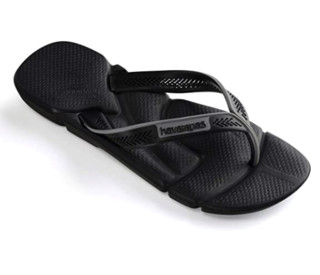 Havaianas 哈瓦那 Men‘s Power Flip Flop 男士凉拖 Black/Steel Grey US8