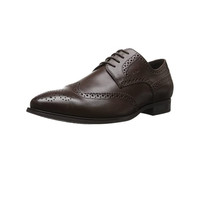 GEOX 健乐士 U Albert 2 Fit 3 Oxford 男款休闲皮鞋 Light Brown US8.5