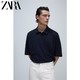 ZARA 新款 男装 宽松短袖 POLO T恤衫 00679300401