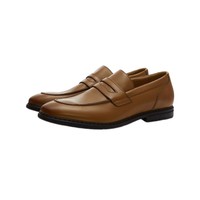 clarks 其乐 Banbury Step 乐福鞋 棕褐色 40