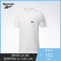Reebok锐步官方CL F POCKET TEE男女夏季复古休闲短袖T恤GD0451