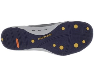 ROCKPORT 乐步 Barefoot Boat系列 Barefoot 2 Eye Boat 男款休闲鞋 Navy US8