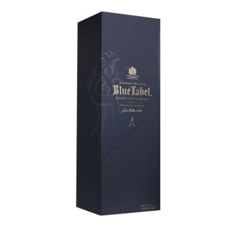 【JD超市】尊尼获加JOHNNIEWALKER 苏格兰调和麦芽威士忌 蓝牌蓝方 750ml 单瓶装 英国原瓶进口洋酒