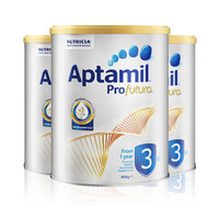 Aptamil 爱他美 白金版 幼儿配方奶粉3段 900克 3罐装