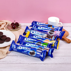OREO 奥利奥 夹心饼干小包装多口味 133g *5件