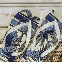 Havaianas 哈唯纳 4111355-1 木槿花中性人字拖