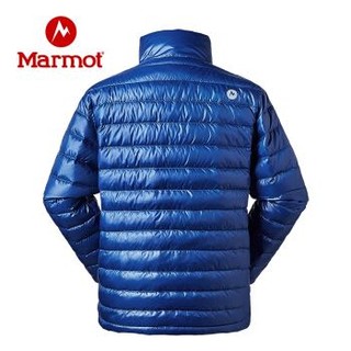 marmot/土拨鼠秋冬运动轻薄保暖700蓬灰鹅绒无帽羽绒服男户外 冲浪蓝2707 M 欧码偏大