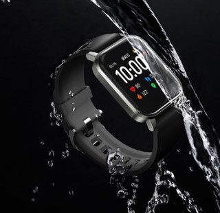 Haylou 嘿喽 Smart Watch 2 智能手表 48mm 黑色表盘 黑色硅胶表带
